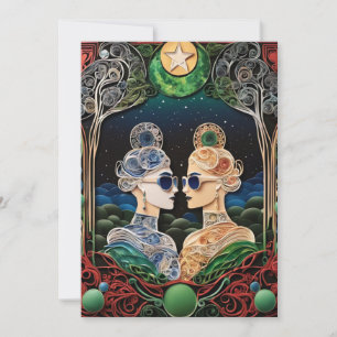 Invitation Mariage lesbienne RSVP