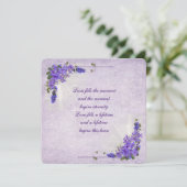 Invitation Mariage Lilac (Debout devant)