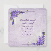 Invitation Mariage Lilac (Devant)