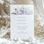 Invitation Mariage Lilac