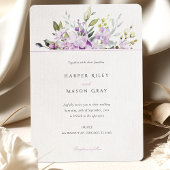 Invitation Mariage Lilac