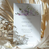 Invitation Mariage Lilac