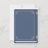 Invitation Mariage Livres Bibliothèque Merci Love Story (Dos)