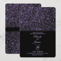 Mariage Lumières Scintillantes Strass Violet