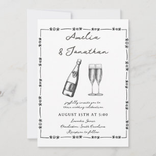 Invitation Mariage lunatique