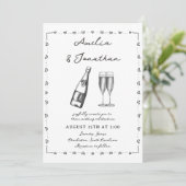 Invitation Mariage lunatique (Debout devant)