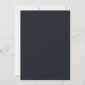 Invitation Mariage Luxe Or Baroque Marbre Blanc (Dos)