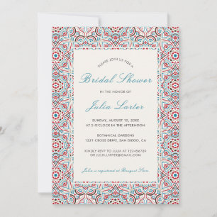Invitation Mariage Luxueux Métallisé Pailleté Géométrique