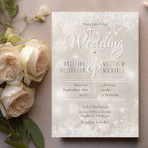 Mariage Luxueux Paillettes Champagne Glamour