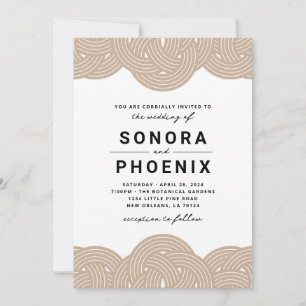 Invitation Mariage Macrame