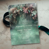 Invitation Mariage magique Enchanted Forest Greenery Arch