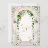 Invitation mariage magnifique (Dos)