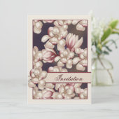 Invitation Mariage Magnolia (Debout devant)