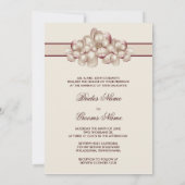 Invitation Mariage Magnolia (Dos)