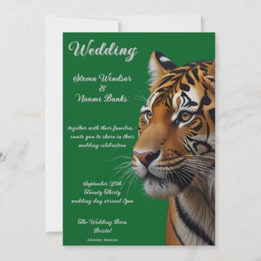 Invitation Mariage Majestic Elegance (Devant)