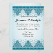 Invitation Mariage mandala de l'Inde orientale (Devant / Derrière)