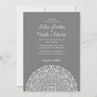 Mariage Mandala de style Art Déco Orné Classique