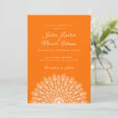 Invitation Mariage Mandala d'Herbe de Pampas Sec à Plume Douc (Debout devant)