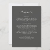 Invitation Mariage Mandala Ordonnée Arc de Joaillerie Persane (Dos)