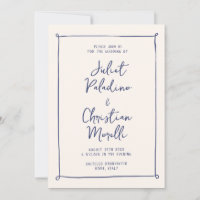 Mariage manuscrit simple Whimsical Doodame