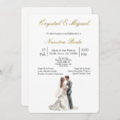 Invitation Mariage marié et marié (Devant / Derrière)