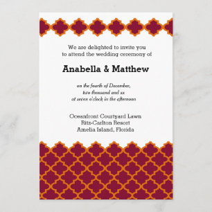Invitation Mariage marocain