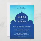 Invitation Mariage marocain des nuits arabes (Devant)