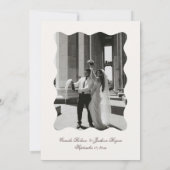 Invitation Mariage marron (Dos)