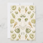Invitation Mariage Matcha fait au Ciel (Dos)