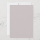 Invitation Mariage Mauve Argent Sprig Eucalyptus (Dos)