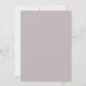 Invitation Mariage Mauve Fleur de Whispering (Dos)