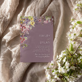 Invitation Mariage Meadow Fleur sauvage Boho Watercolor