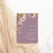 Invitation Mariage Meadow Fleur sauvage Boho Watercolor