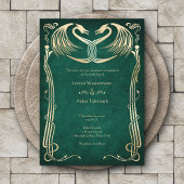 Invitation Mariage Médiéval de Dragon