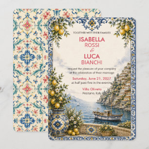 Invitation Mariage Mediterranean Escape   Port de la Riviera 