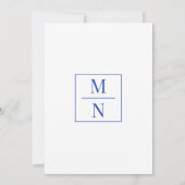 Invitation Mariage Méditerranéen Italie Grèce Élégant Citron (Dos)