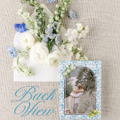 Invitation Mariage Méditerranéen Photo/Crête Épargnez la date