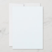Invitation Mariage Menthe Eucalyptus Aqua (Dos)