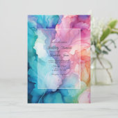 Invitation Mariage mexicain d'encre de festa (Debout devant)