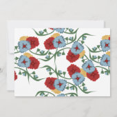 Invitation Mariage Mexicaine Thème Vin Vin Floral (Dos)