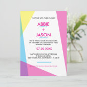 Invitation Mariage Miami Nuits (Debout devant)