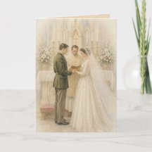 Mariage Militaire du Mari de l'Armée de Terre Vint