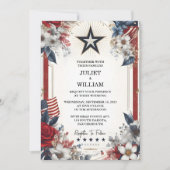 Invitation Mariage militaire tactique de guerre de la Marine (Devant)