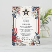 Invitation Mariage militaire tactique de guerre de la Marine (Debout devant)
