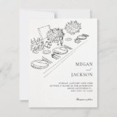 Invitation Mariage minimaliste (Devant)