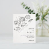 Invitation Mariage minimaliste (Debout devant)
