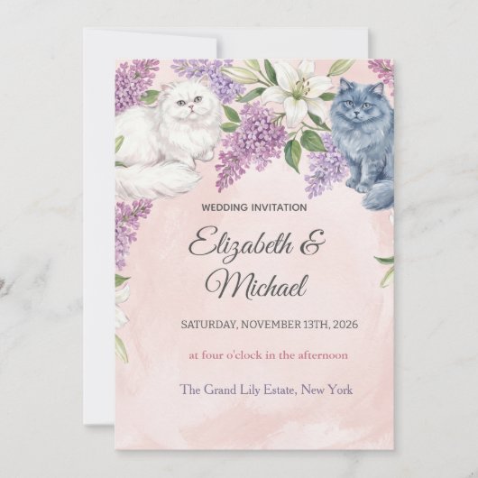 Invitation Mariage Minimaliste (Devant)