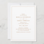 Invitation Mariage minimaliste (Devant)