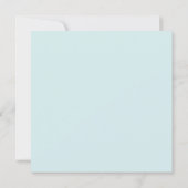 Invitation Mariage Minimaliste Abstrait Sarcelle Moderne (Dos)