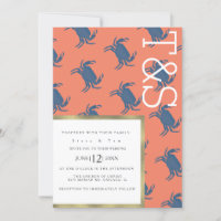 Mariage minimaliste de la typographie dorée de l'é